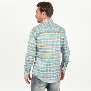 camisa azul