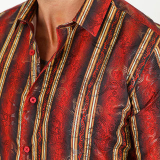 camisa roja vaquera