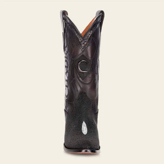 bota cuadra piel de mantarraya