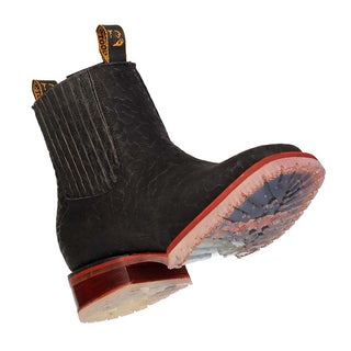 botines vaqueros con suela impresa