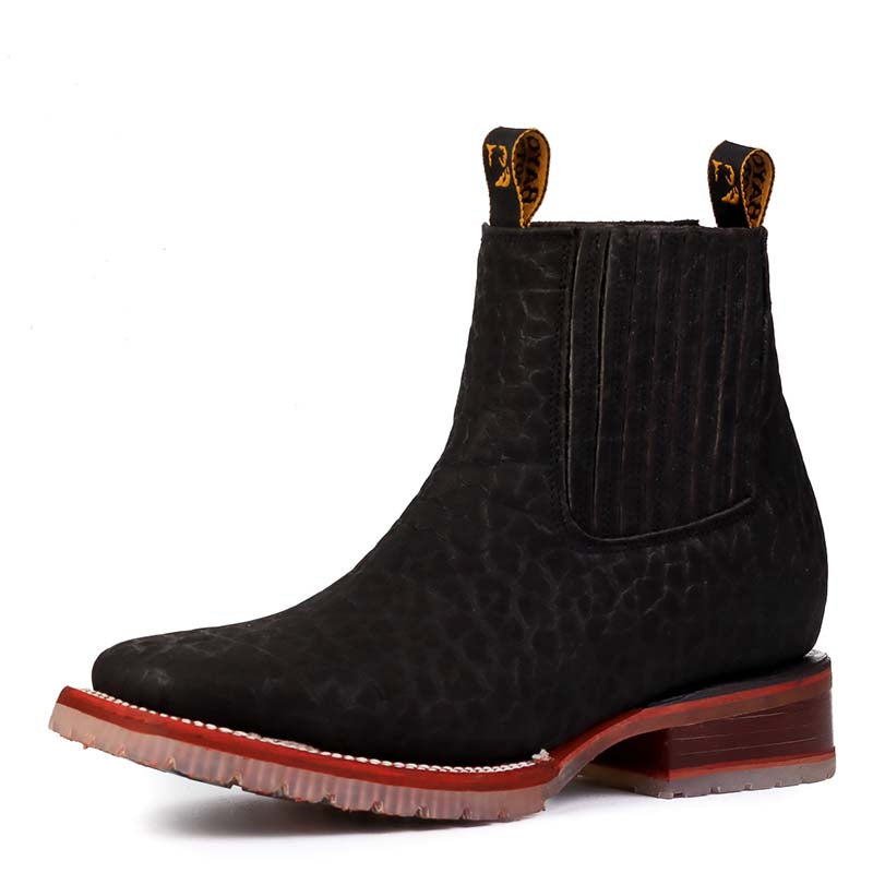 Botin Vaquero El Toro Negro Para Hombre Bayo Boots Salinas Charreria