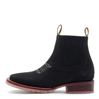 botin vaquero san luis negro