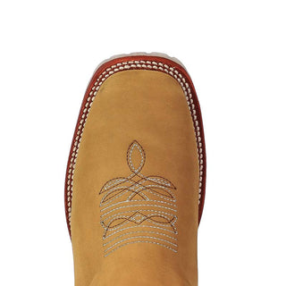 botines vaqueros de punta cuadrada