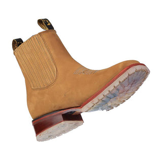 botines vaqueros con suela track
