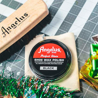angelus brand shoe wax polish black
